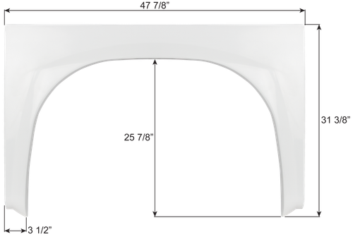 Gulfstream Single Fender Skirt FS9120