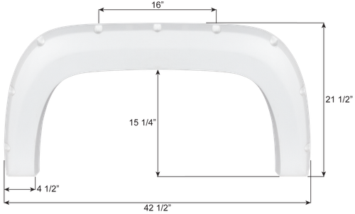 Fleetwood Single Fender Skirt FS8579