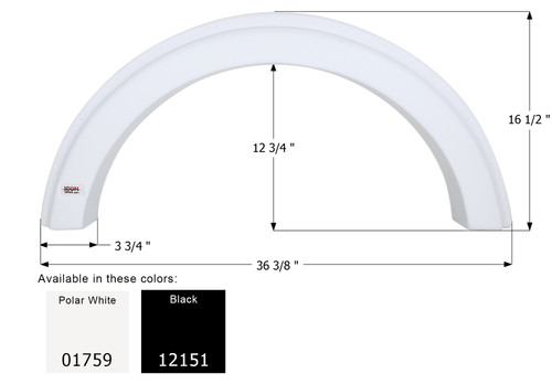 ICON Single Fender Skirt FS1759