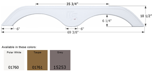 KZ 5th Wheel Travel Trailer Fender Skirt FS1760