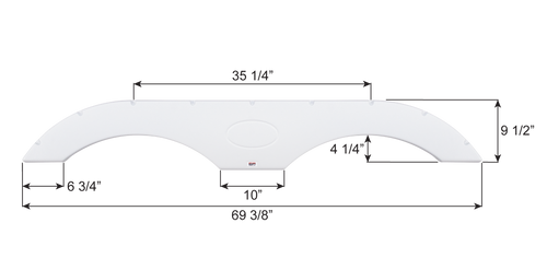 Tandem Fender Skirt  FS1770