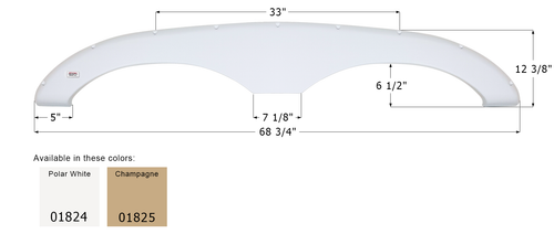 Sunline Travel Trailer Fender Skirt  FS1824