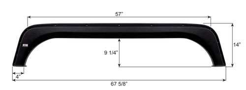 KZ Tandem Fender Skirt FS1884 KZ Tandem Fender Skirt FS1884