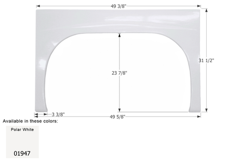 Gulf Stream Class A Single Fender Skirt FS1947