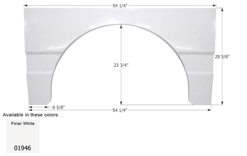 Winnebago Class A Single Axle Fender Skirt FS1946