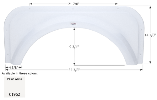 Vanguard Single Axle Fender Skirt FS1962