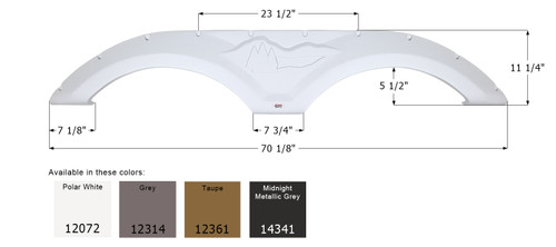 Forest River Wildcat Travel Trailer Fender Skirt FS2072