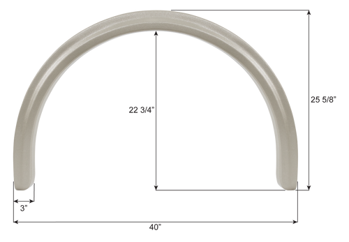 Four Winds Single Axle Fender Skirt FS2123