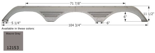 Forest River Triple Axle Fender Skirt FS2153