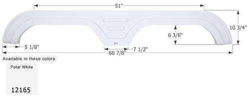 Carriage Tandem Fender Skirt FS2165