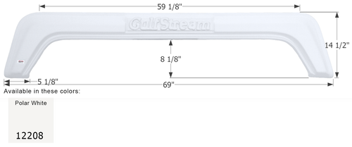 Gulf Stream 5th Wheel Travel Trailer Fender Skirt FS2208