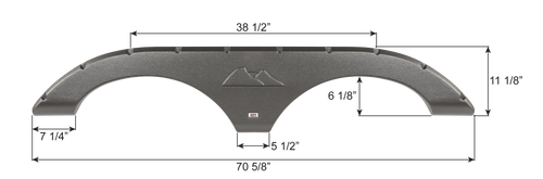 Keystone Tandem Fender Skirt FS2293