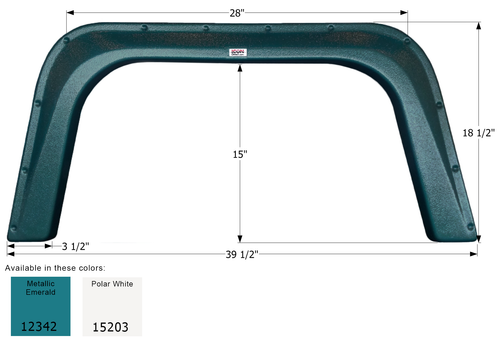 Triple E Single Fender Skirt FS2342