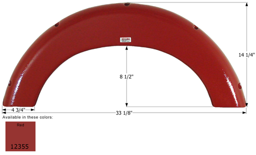 T@B Single Fender Skirt FS2355