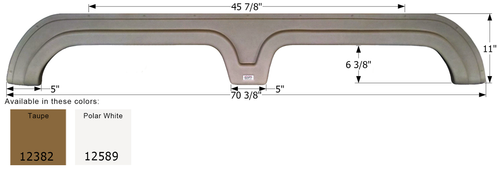 Ameri-Camp Tandem Fender Skirt FS2382