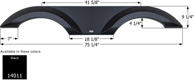 Jayco Tandem Fender Skirt FS4011