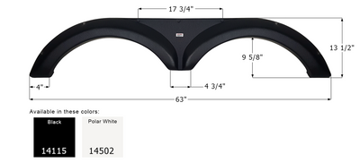 Jayco Tandem Fender Skirt FS4115