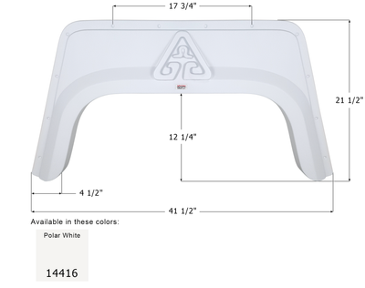 Glendale Single Axle Fender Skirt FS4416