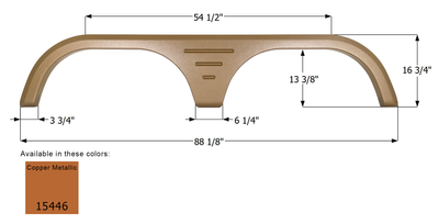 Thor 5th Wheel Travel Trailer Fender Skirt FS5446