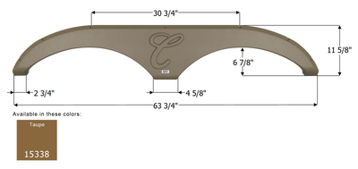 Forest River Cardinal 5th Wheel Travel Trailer Fender Skirt FS5338