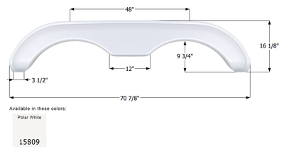 REV Tandem Fender Skirt  FS5809