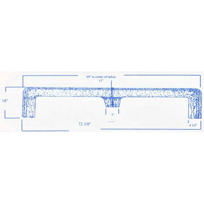 #414 Coachmen RV fiberglass tandem fender skirt