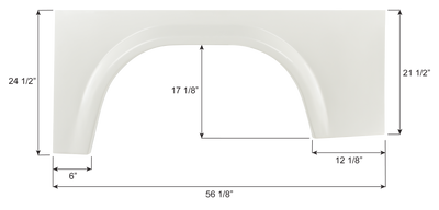Winnebago Class A Single Axle Fender Skirt FS9195