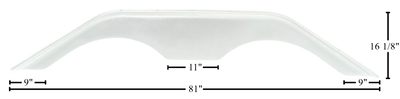 #1439 2020 Travel Lite Tandem Fender Skirt