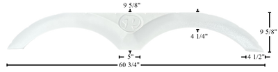 #1443 2011 Palomino Gazelle Tandem Fender Skirt