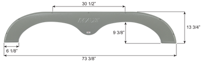 R-Vision Tandem Fender Skirt FS7130