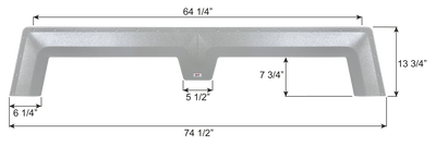 Fleetwood Tandem Fender Skirt  FS7286