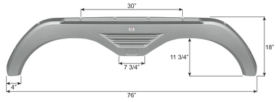 Forest River Tandem Fender Skirt FS6981