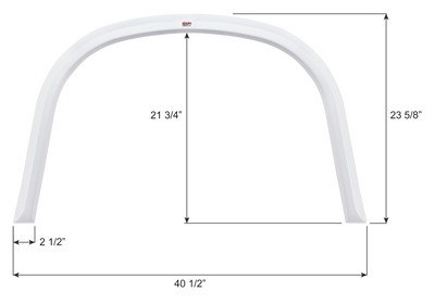 Forest River Single Fender Skirt FS7321