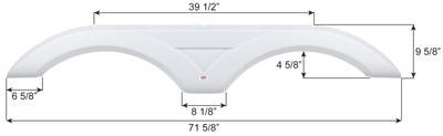 Dutchmen Tandem Fender Skirt FS6338