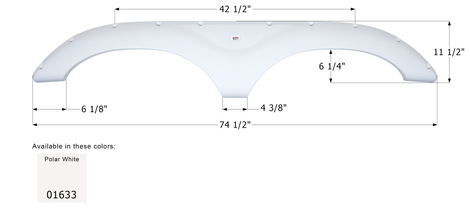 Tandem Fender Skirts for Keystone Travel Trailers & Fifth Wheels - FS778