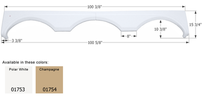 Gulf Stream Triple Axle Fender Skirt FS1753