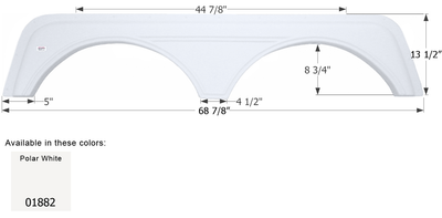 KZ 5th Wheel Travel Trailer Fender Skirt  FS1882