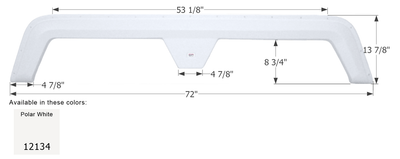 Kaddy Kruiser 5th Wheel Travel Trailer Fender Skirt FS2134