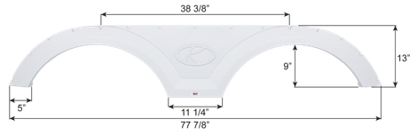 Tandem Fender Skirts for Keystone Travel Trailers & Fifth Wheels