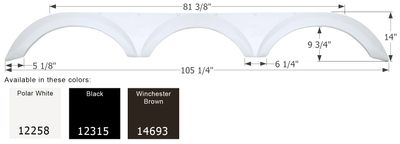 Forest River Triple Axle Fender Skirt FS2258