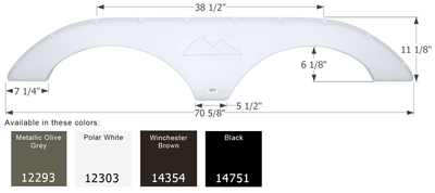 Keystone Tandem Fender Skirt FS2293