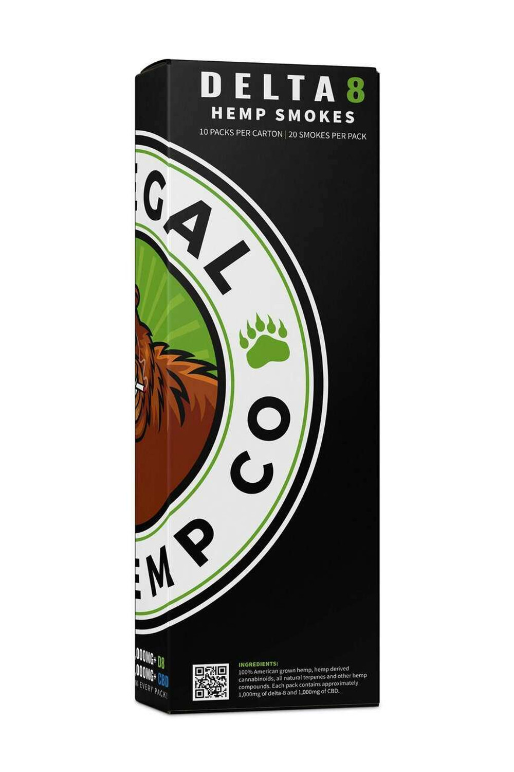Bearly Legal Carton Delta-8-THC Hemp Cigarettes - Carton Delta-8 Products 139.99 Bearly Legal Carton Delta-8-THC Hemp Cigarettes - Carton Delta-8 Products 139.99