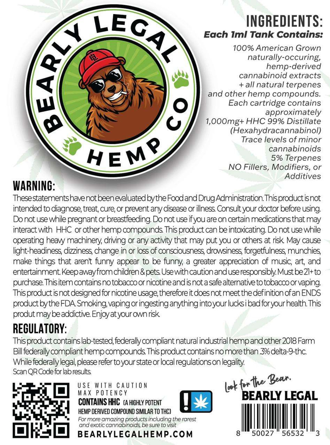 King Louis XIII - 99% HHC Vape Cartridge - 1ml Tank HHC Products 19.99