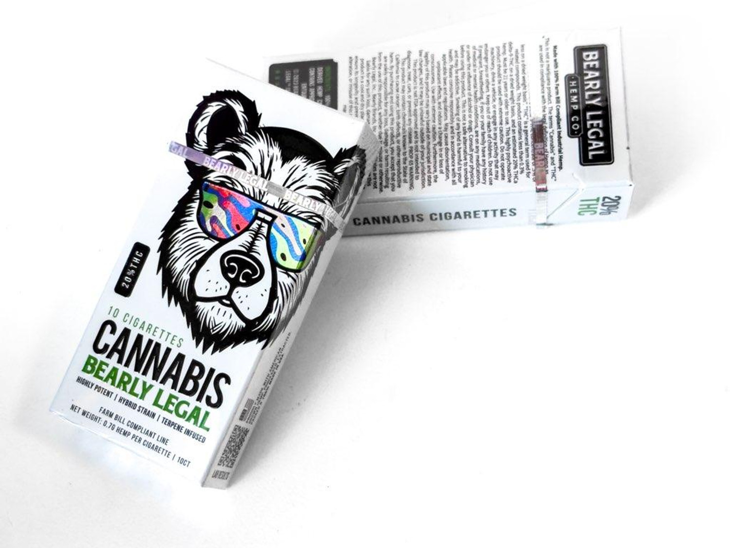 THCA Cigarettes dog walker preroll smokes, 20% | High Potency | Bearly Legal
