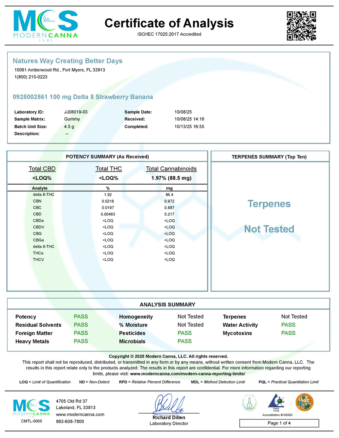 NEW Delta 8 THC 50mg Gummies (1500mg D8) - 25 Pack - Strawberry Banana