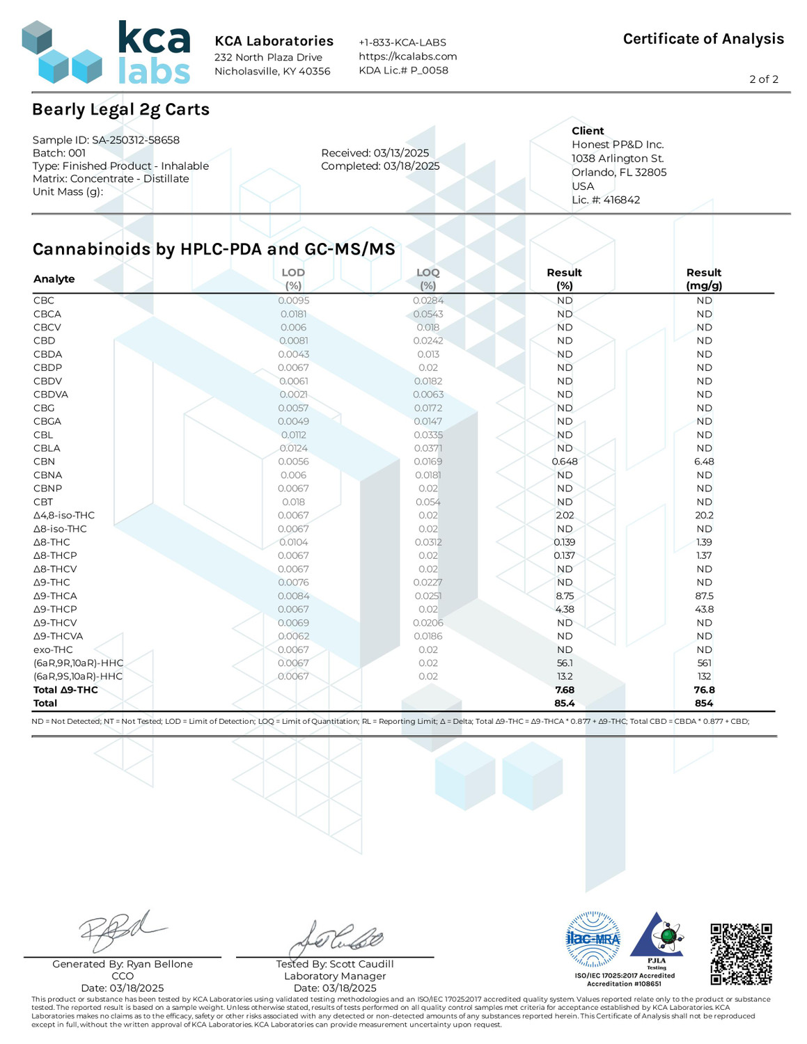 Bearly Legal 2g THCa/THCp/HHC Carts - Donnie Burger Bearly Legal 2g THCa/THCp/HHC Carts - Donnie Burger