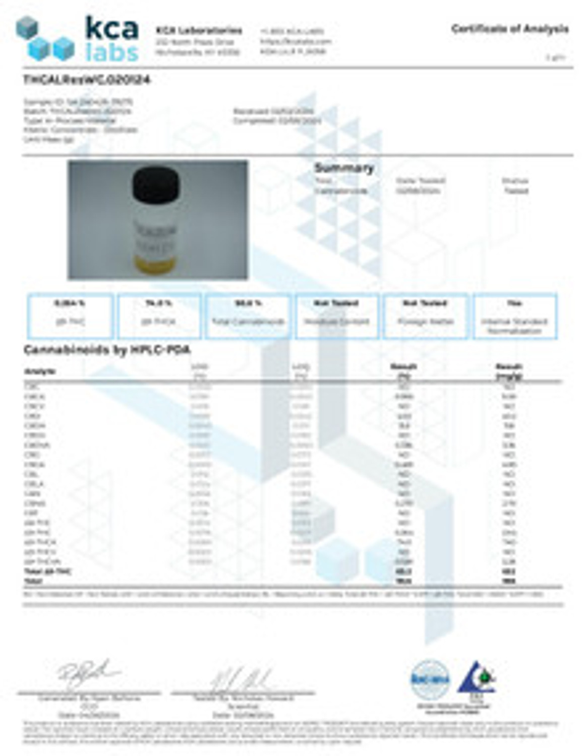 Bearly Legal THCa Live Resin 1g puck - Ice Cream Cake  - CDT