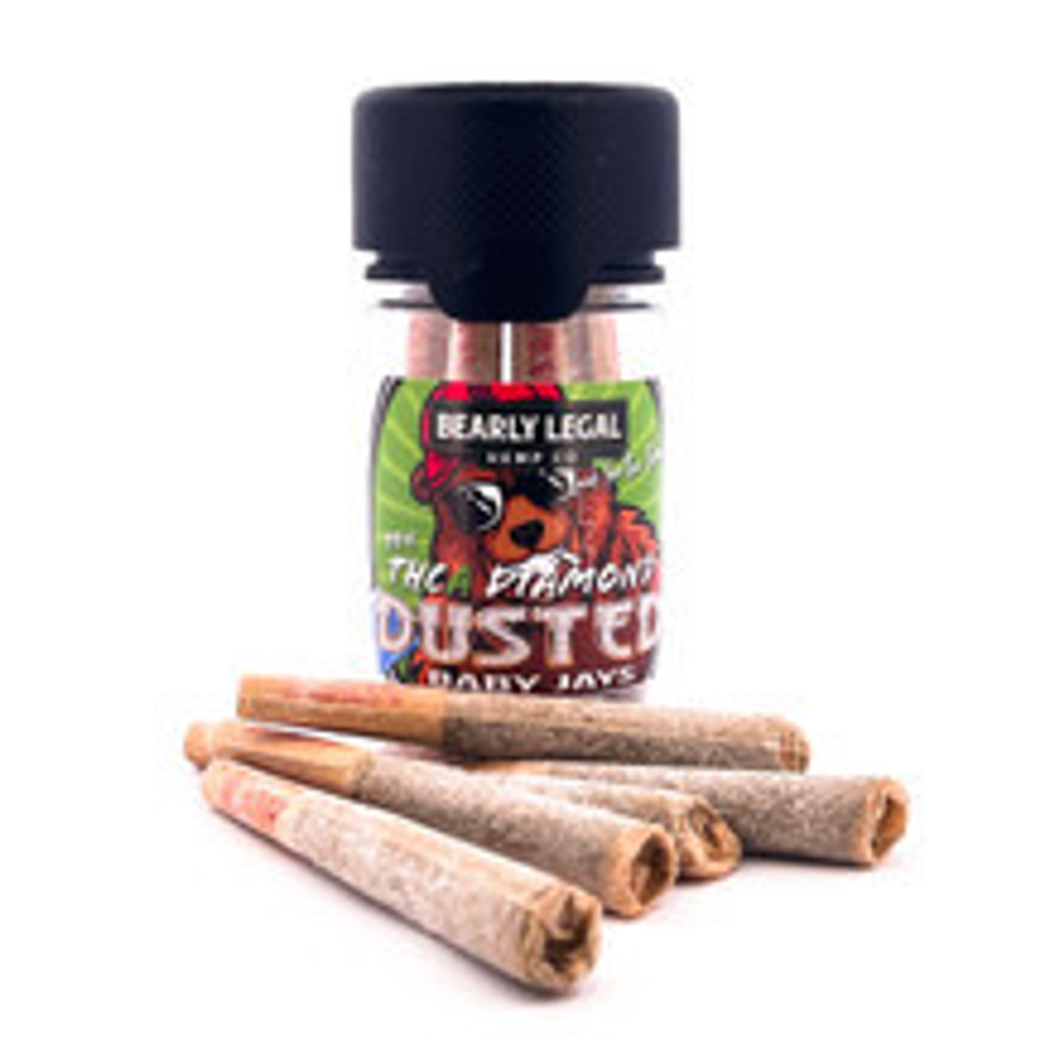 Bearly Legal Diamond Dusted THCA .5 Baby Jay - Thin Mint (52.5%)
