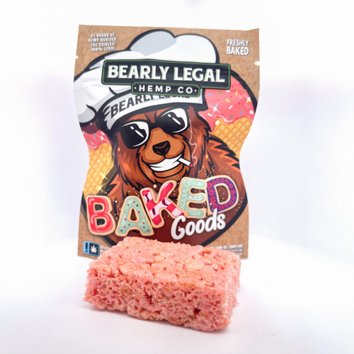 Bearly Legal Cereal Treats 60 MG - Straw-Bearly