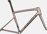 S-Works Tarmac SL8 Frameset - Gloss Viavi Red Gold Over Silver / Satin Metallic Obsidian